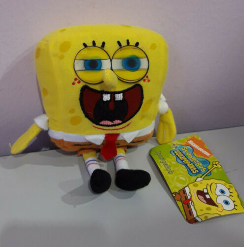 2D Eyes Spongebob Squarepants Nickelodeon Plush Stuffed Doll Soft Toy w Tag - Afbeelding 1 van 9