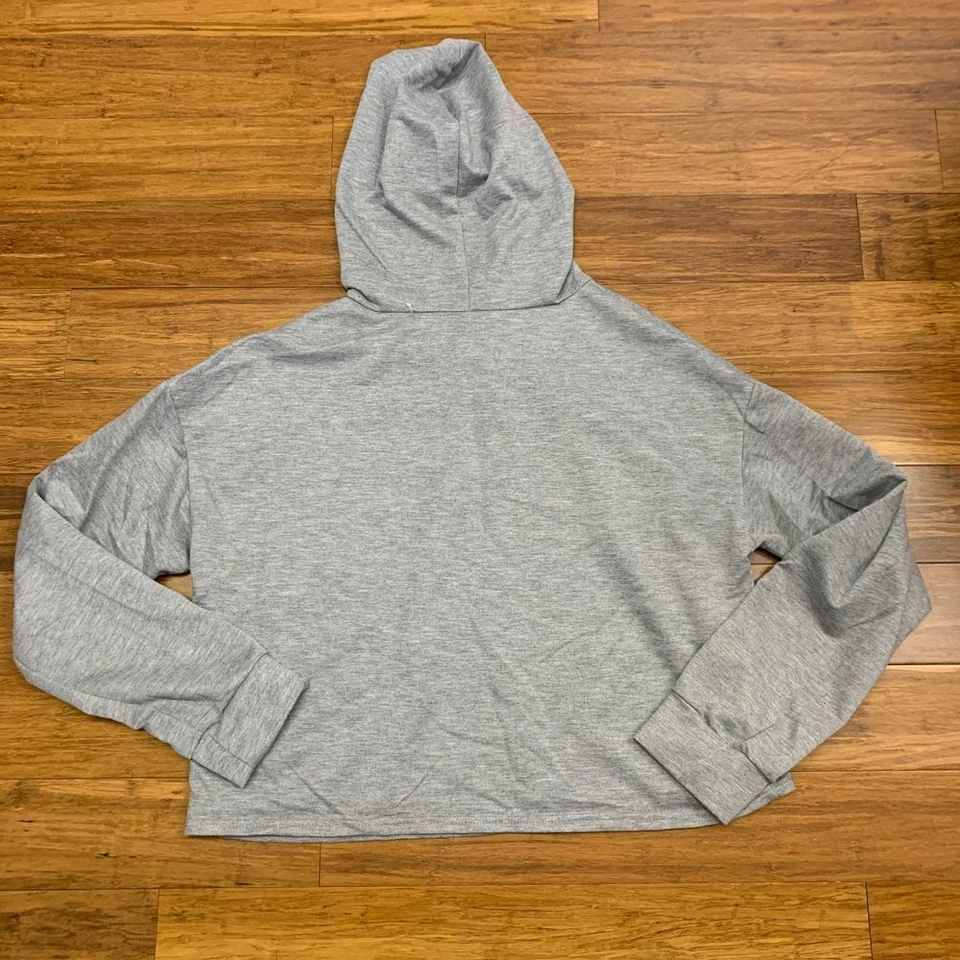 Sudadera con capucha corta gráfica Kanye Drake de moda para mujer XXL sudadera de cadera ropa de calle Foto 3 de 4