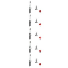 5X NGK 95768 Bougie D'Allumage Pour Subaru Levorg