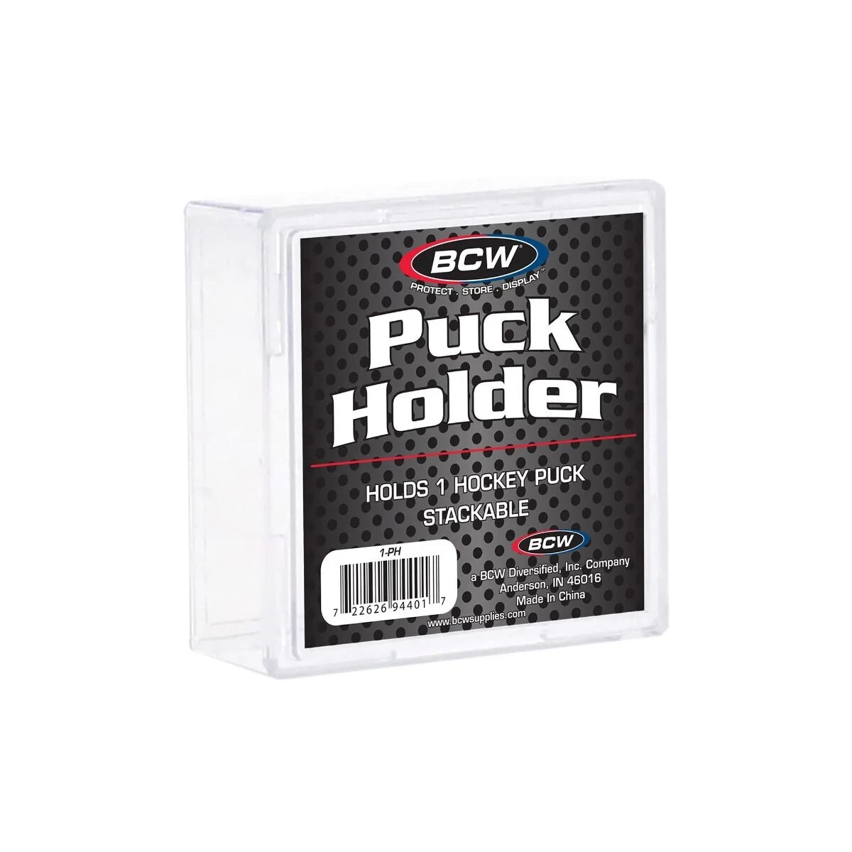 Puck Case BCW ACRYLIC DOUBLE HOCKEY PUCK DISPLAY Memorabilia