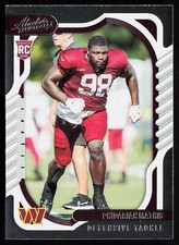 2022 Panini Absolute Retail Phidarian Mathis #189 Rookie RC Commanders