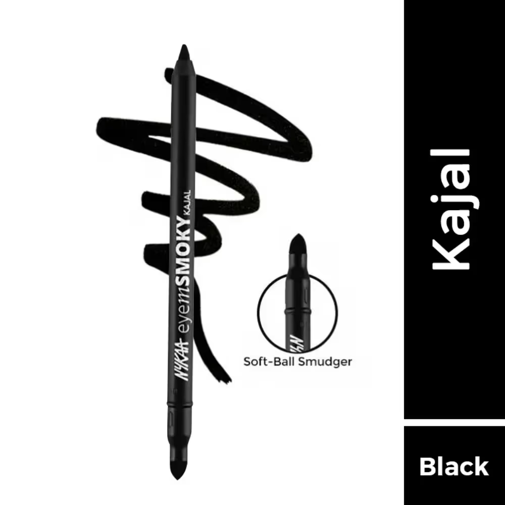 Nykaa Eyem Smoky Kajal Eyeliner Black (1.2g) eBay