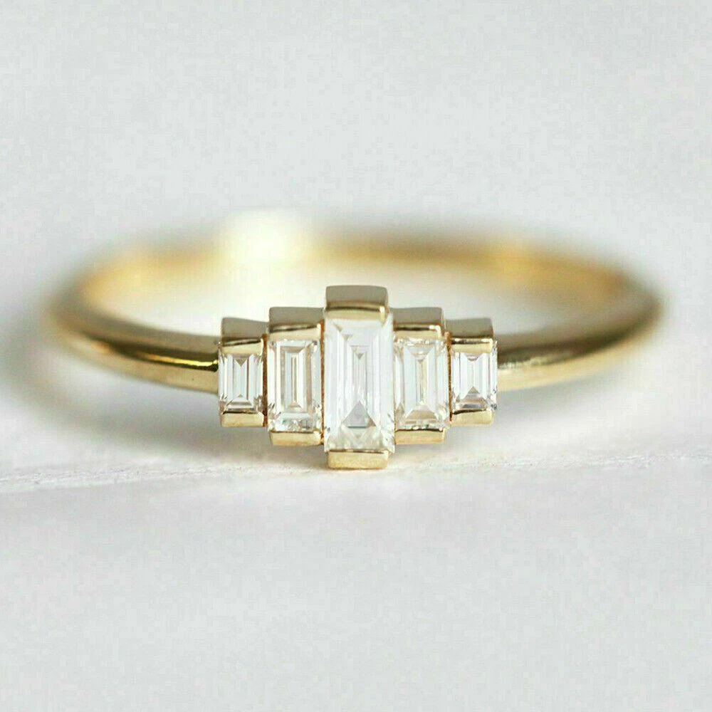 Baguette art 2024 deco ring