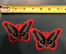 2 Slingshot Iron Butterfly Kite Surfing Kiteboarding Window Bumper Decal Sticker