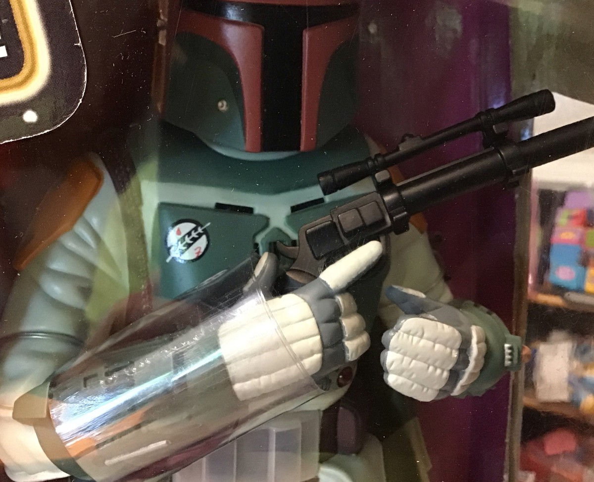 Tiger Electronics Star Wars BOBA FETT Room Alarm with Laser Target