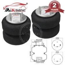 2XFor Firestone W01-358-6948 Goodyear 2B9-251 Air Suspension Spring Bag Assembly