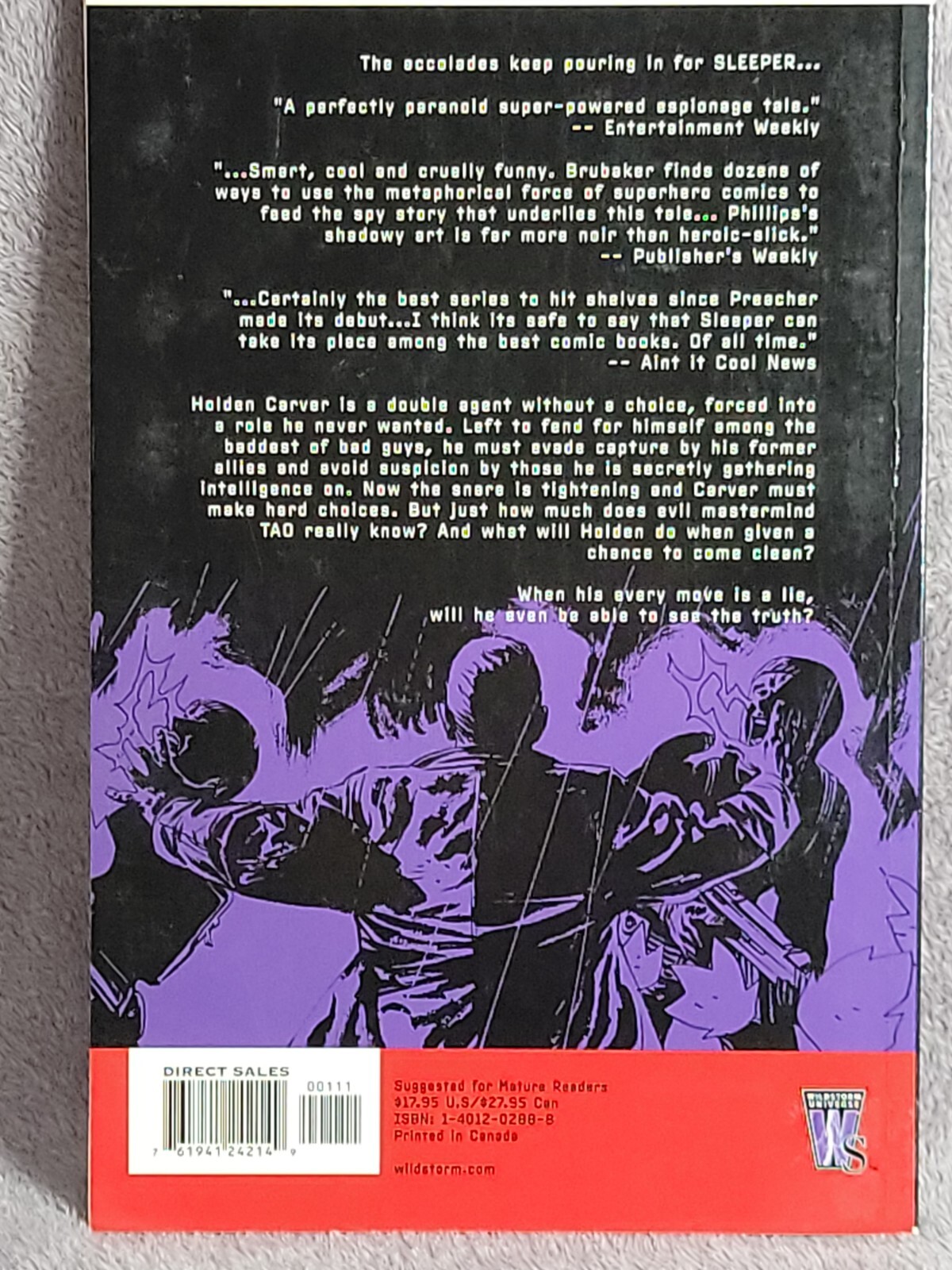 Sleeper Vol 2: All False Moves by Ed Brubaker and Sean Phillips TPB ...
