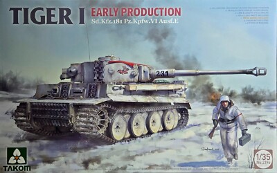 TAK2196 Takom Model TIGER I early production Pz.Kpfw.VI Ausf. E  Bausatz 1:35