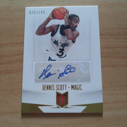 2013 Panini Momentum Dennis Scott Orlando Magic Auto /199 From Japan #65 - Picture 22 of 24