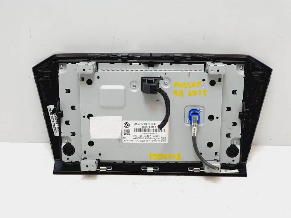 ⚫VOLKSWAGEN PASSAT B8 PANTALLA MULTIMEDIA MULTIFUNCION / NAVEGACION 3G0919605D - Imagen 4 de 4