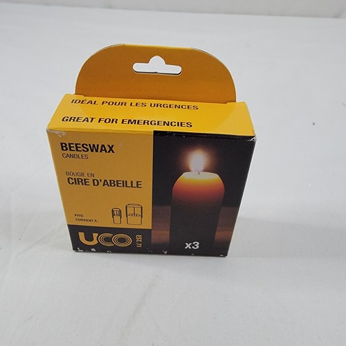UCO Beeswax Candles 3 pk for 12 hour Candle Lanterns Camping Emergency Gear USA eBay