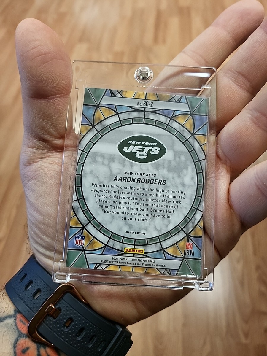 2023 Panini Mosaic Aaron Rodgers Stained Glass #SG-2 SSP Case Hit