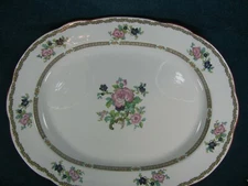 Booths Pattern 1093 Large 15" Oval Serving Platter