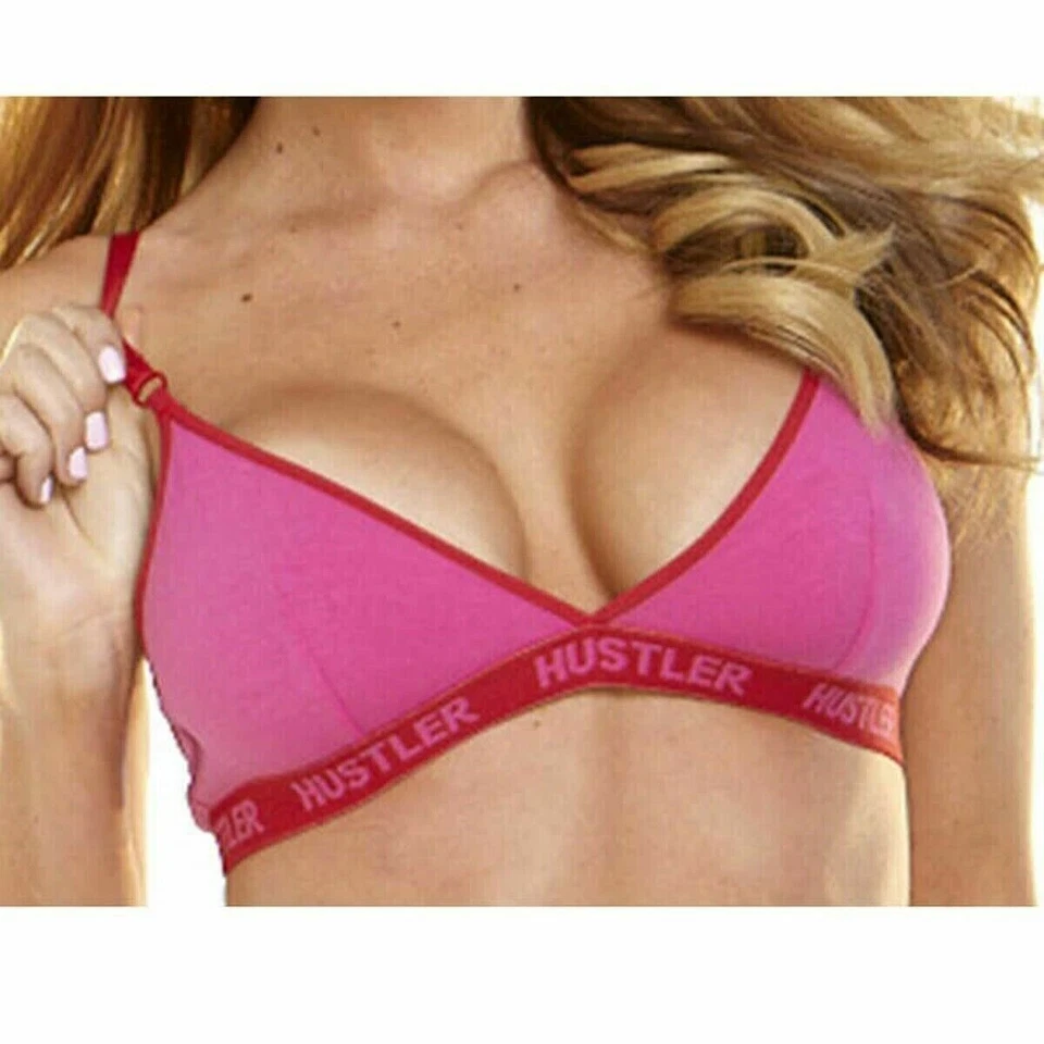 Hustler Lingerie Women Soft Bra Hot Pink Small/Medium - Image 3 of 4
