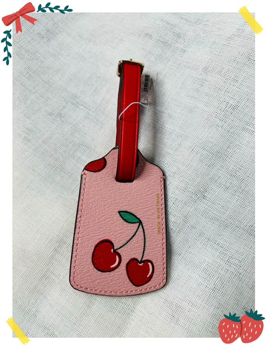 Coach Luggage Tag Cherry Heart Accessories