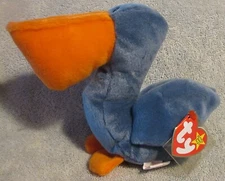 Ty Beanie Baby Scoop the Pelican DOB July 1, 1996 MWMT Free Shipping
