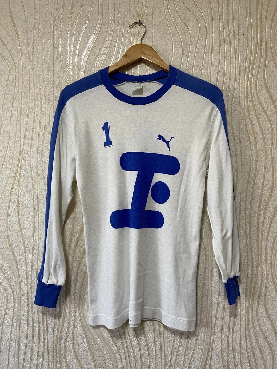 PUMA 80s FOOTBALL SHIRT SOCCER JERSEY LONG SLEEVE #1