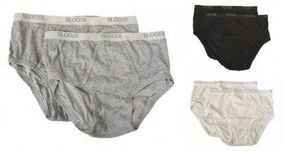 SG men's briefs SLOGGI 2 pack stretch cotton elastic visible artc