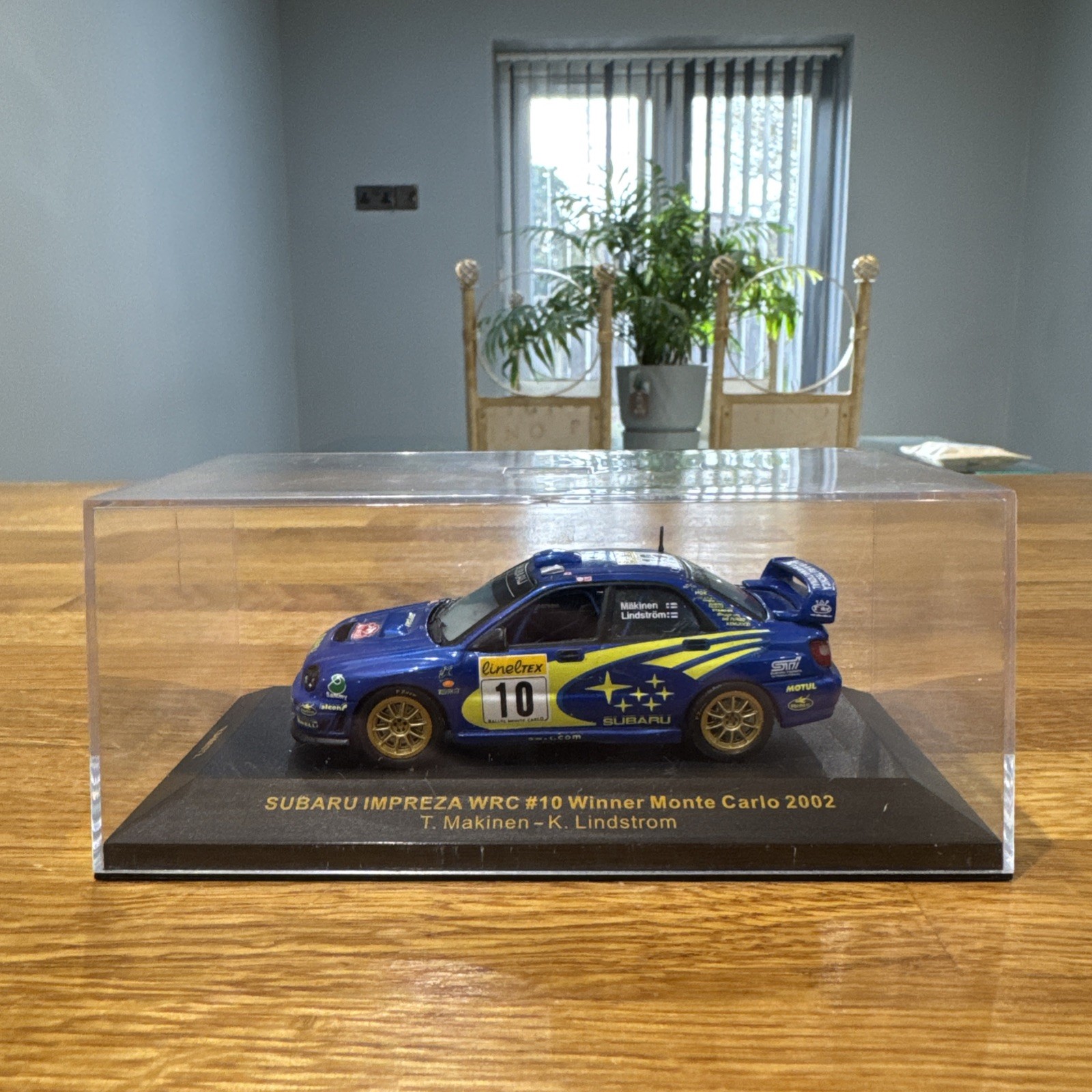 B21 1:43 IXO RAM072 SUBARU IMPREZA WRC #10 WINNER MONTE CARLO 2002 MAKINEN