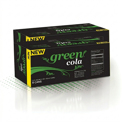 #ad Green Cola Zero Sugar Soda 12 fl oz Cans 24 Pack SAMEDAYSHIP $99.99