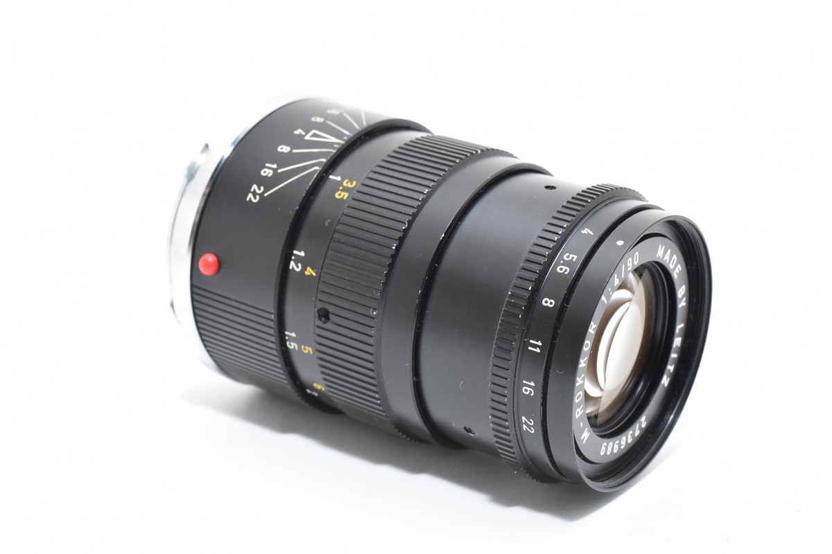 Near MINT -] Minolta M Rokkor 90mm F4 Lens Leica M Mount for CL