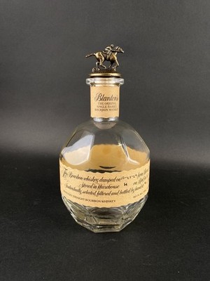 Blanton's Kentucky Straight Bourbon Whiskey L Cork Stopper 750 ml Empty Bottle