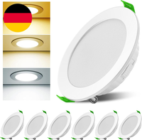 Led Einbaustrahler 230V Dimmbar, 7W 6Er Set Einbauleuchten Deckenspots Deckenstr