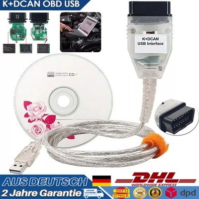 Für BMW DIAGNOSEGERÄT K+ DCAN CODIEREN-USB-INTERFACE Ediabas Inpa NCS OBD2 Kabel