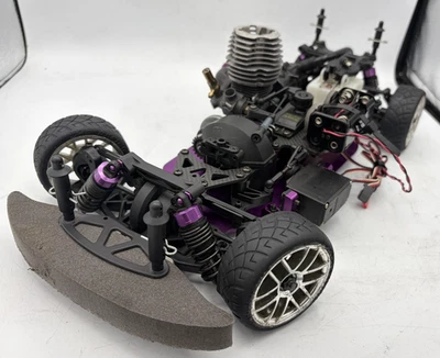 For parts HPI RS4 engine car chassis vintage rare - image 1 of 4