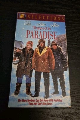Trapped in Paradise VHS 1995, 1997 Nicolas Cage **Buy 2 Get 1 Free**