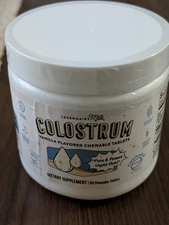 Legendairy Milk Colostrum Chewables Vanilla Flavor Digestive Health Bloating New