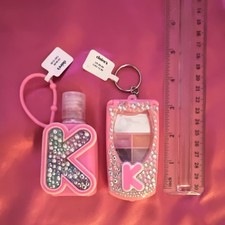 Claire's Pink Cherry Scent Hand lotion 1 fl oz w/ Keychain of lipglosses