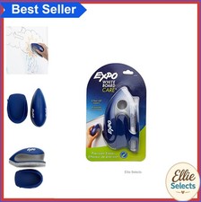 Whiteboard Eraser 8 Peel Off Layers Docking Station Included Grip Felt Pad Blue
