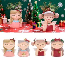 Planter Vase Resin Vase Planters Portrait Flower Sculpture Indoor Flowerpot Cute