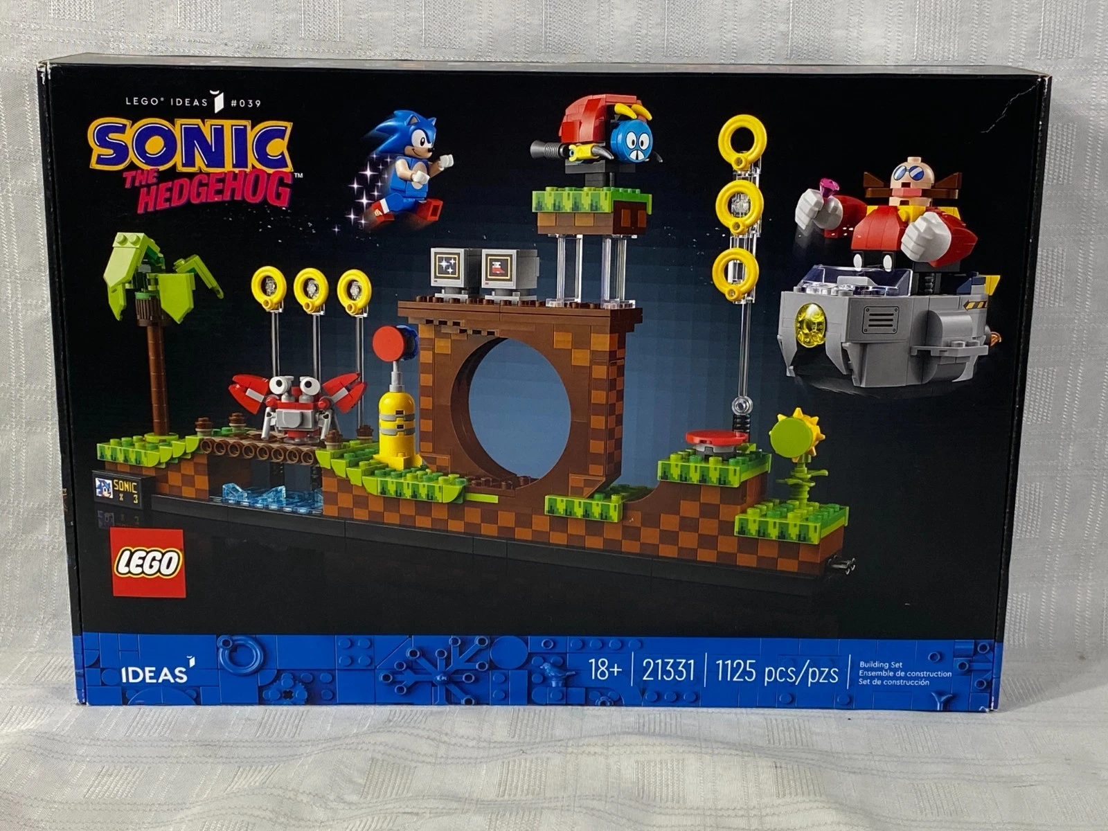 LEGO IDEAS #039 Sonic The Hedgehog Set 21331 New Factory Sealed Free Keychain