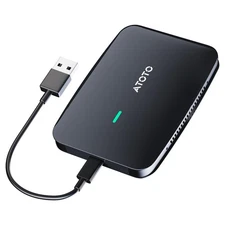 Ai Box Carplay/Android Auto Wireless Adapter, 4-in-1 Ai Box, Dual Bluetooth/W...