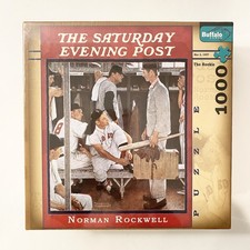 Norman Rockwell The Rookie Puzzle 1000 PC The Saturday Evening Post SEALED