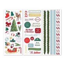 Creative Memories Magic of Christmas Stickers 3/pk 