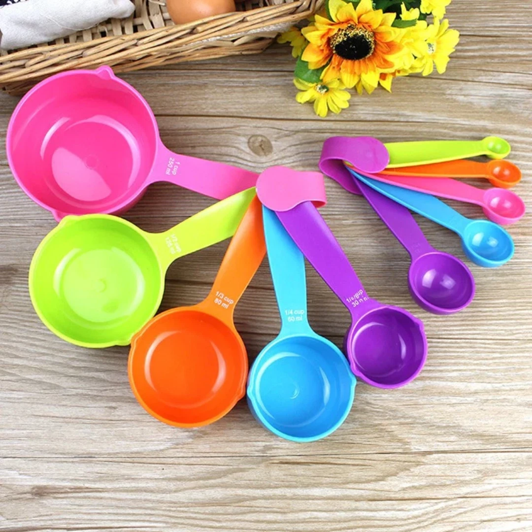 5 Pieces Multi-color Cooking / Baking Measuring Cup / Measuring Spoon Set
Opens in a new window or t
