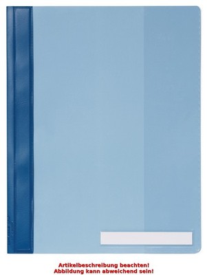 DURABLE Schnellhefter, DIN A4, aus PVC, blau