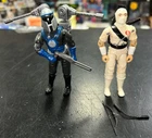 Vintage GI Joe Cobra 2 Figure LOT 1990 Laser Viper & 1984 Storm Shadow Complete