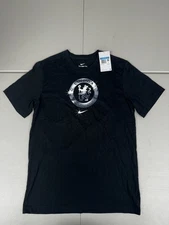 Nike Adult Chelsea FC 2024 Third Crest Black T-Shirt Size M NWT $35