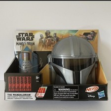 Nerf Star Wars The Mandalorian Mask Gauntlet Combo Hasbro Disney Brand New