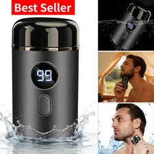 Portable Electric Razor Mini-Shave for Men USB Rechargeable Shaver Travel Home
