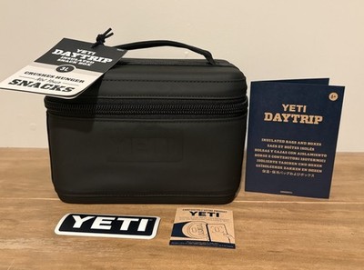 NEW YETI Daytrip 3L Insulated Snack Box Black 8.5 x6.2 x6.2 