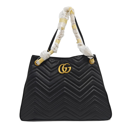 GUCCI GG Marmont Handbags Leather Black Free Shipping | Duties Paid