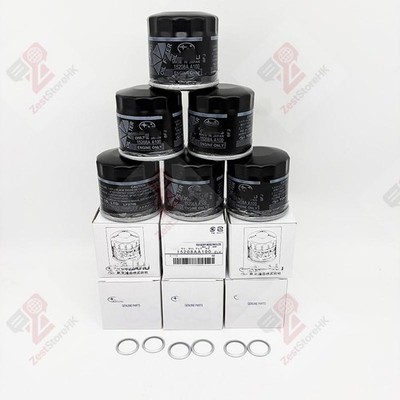 OEM Factory Subaru Engine Oil Filter & Crush Gasket 15208AA100 Genuine 6 PACK US