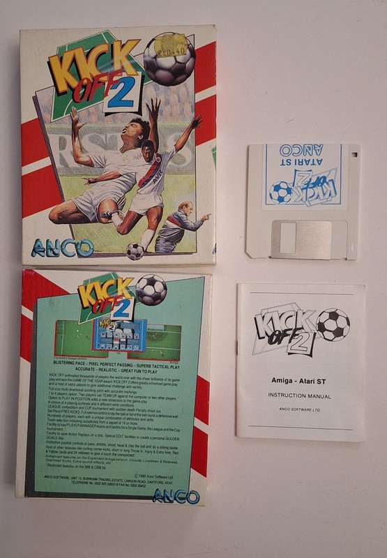 Kick Off 2 Atari ST Tested And Working