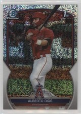 2023 Bowman Draft Chrome Sparkle Refractor Alberto Rios #BDC-168 qf6