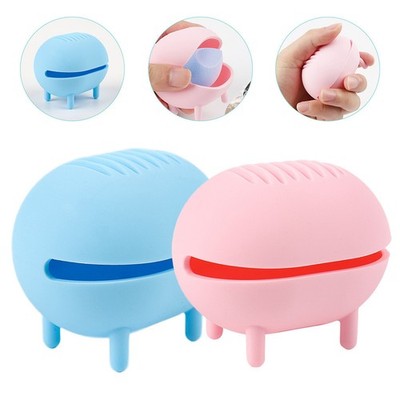 2 Pcs Organizer Schminke Puderquastenbox Schwammhalter Beauty-Schwammhalter